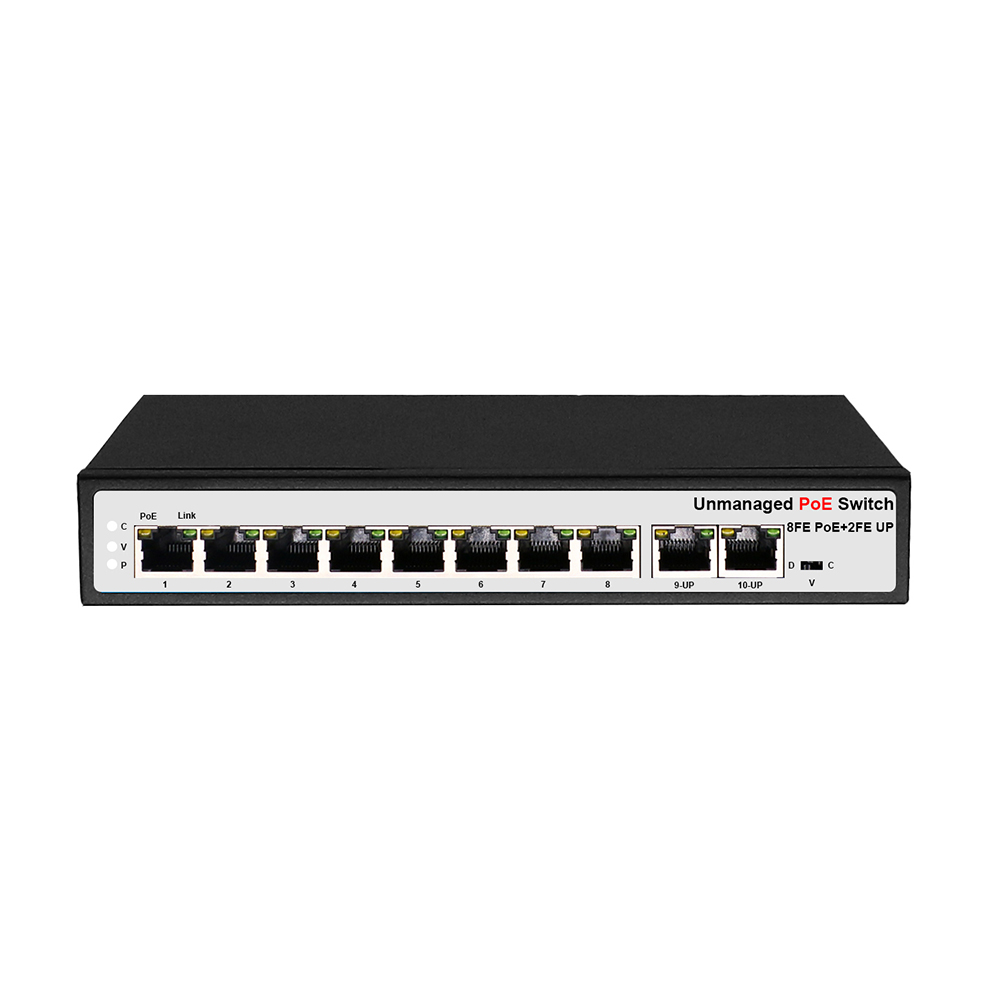 LINKOH Unmanaged 10/100M Switch PoE 8 Ports with PoE PD-Alive Function -  LINKOH
