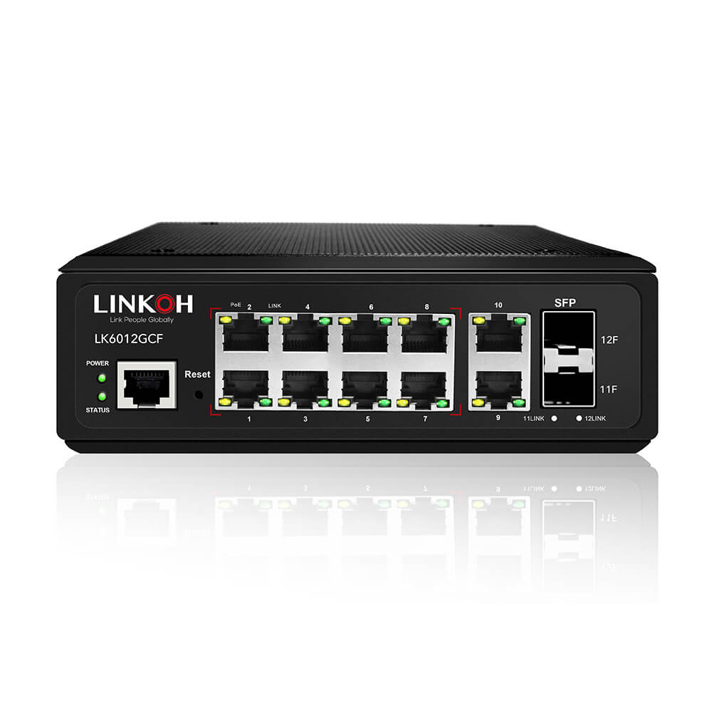 Managed SFP POE Switch Full Gigabit 8 POE Ethernet 2 SFP Port