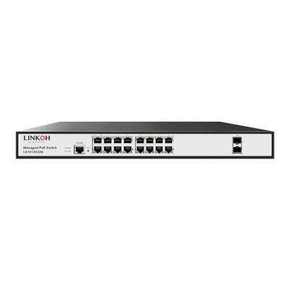 LINKOH Unmanaged Switch PoE with 8 Ports 10/100M and 2GE Uplink - LINKOH