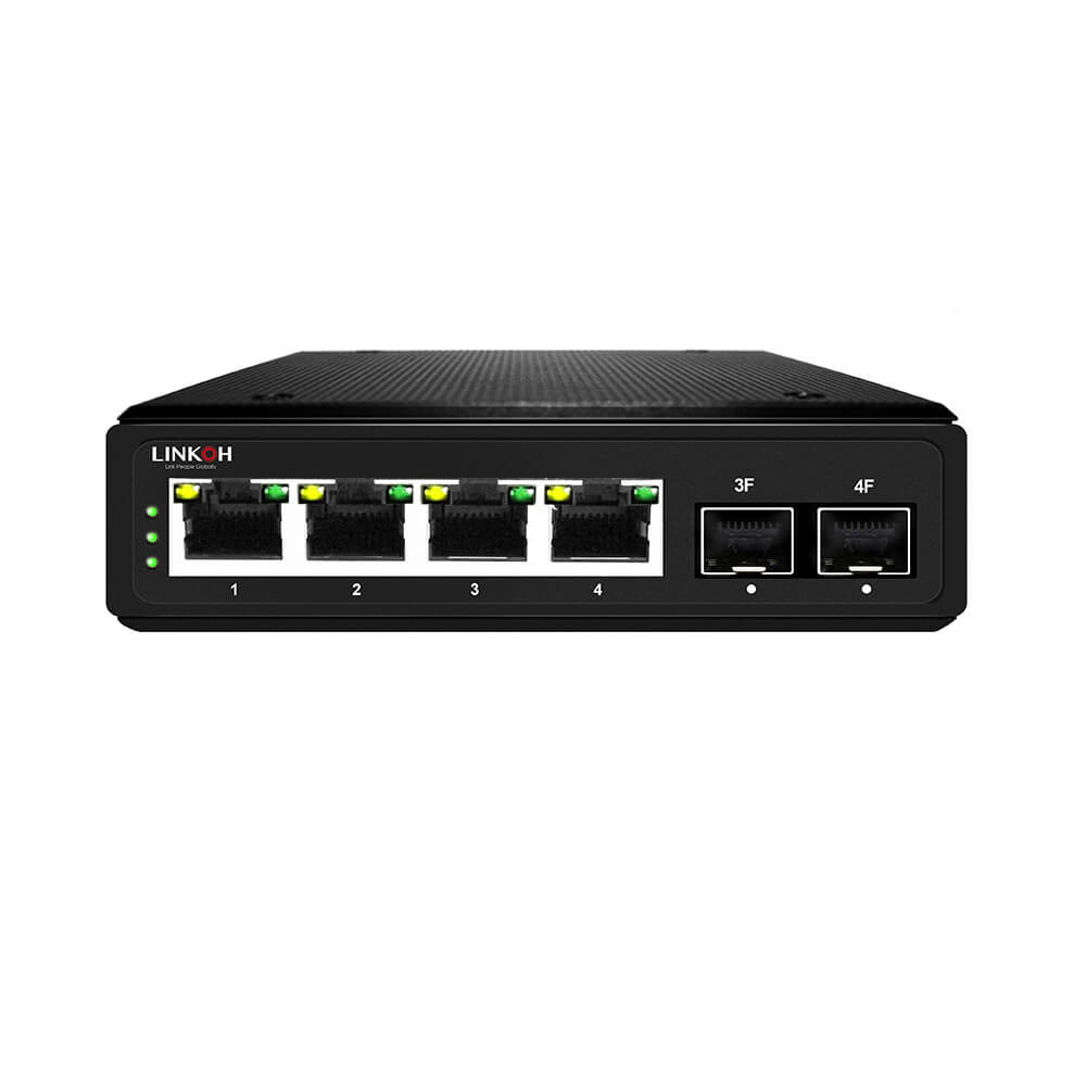 4 Port Gigabit Ethernet Switch 2 RJ45 2 Fiber – Fiber Optical